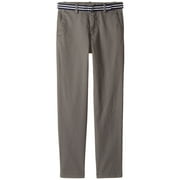 Polo Ralph Lauren Boys Stretch Chino Pants & Belt 12-18 Months, Regent Grey