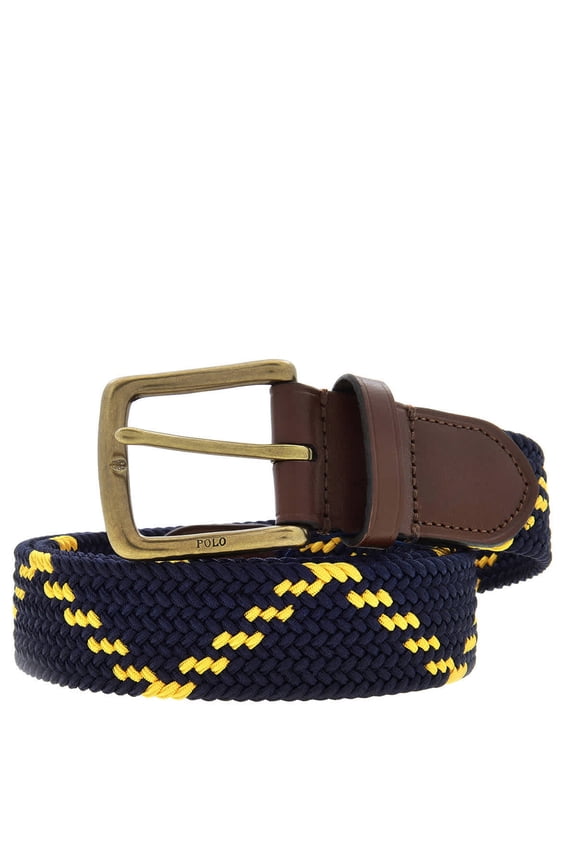 Braided Pin Buckle Belt, Size Medium