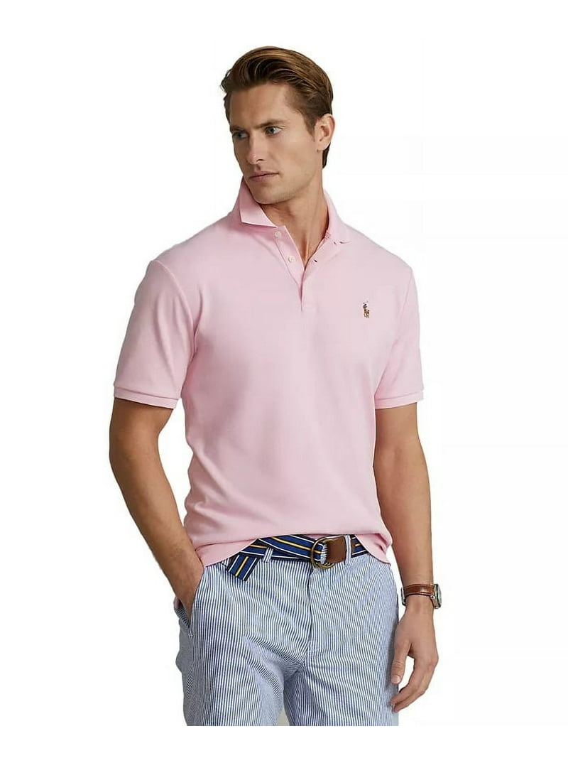Polo Ralph Lauren CARAMEL PINK Men's Classic Fit Soft Polo Shirt