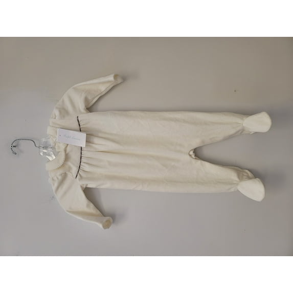 Polo Ralph Lauren CHIC CREAM Girls Baby Romper, US 6 Months