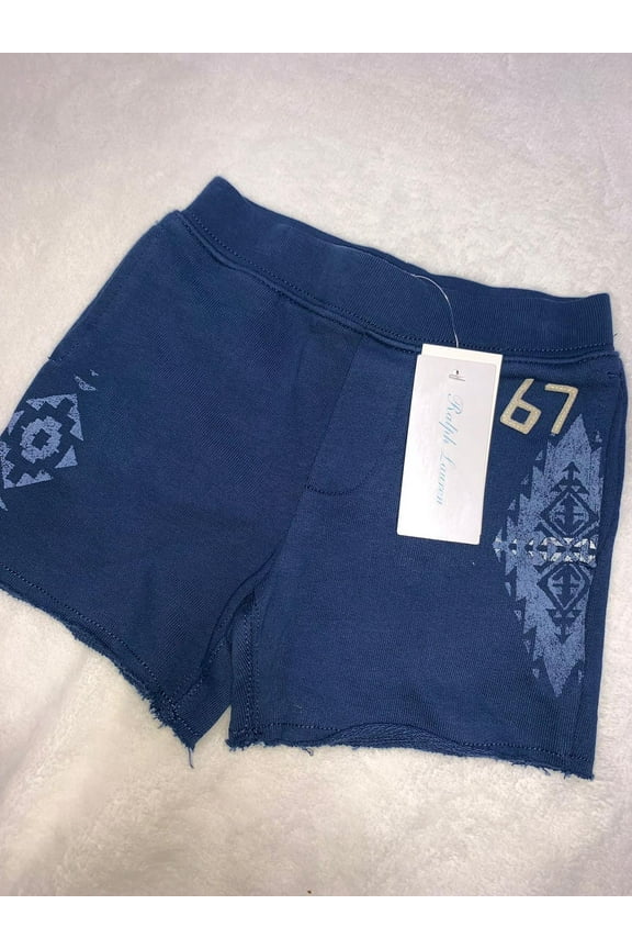 CLANCY BLUE Boys Pull-on Shorts, US 12M