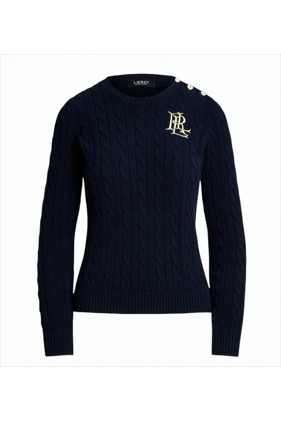 Cable Knit Cotton Sweater (Women's)