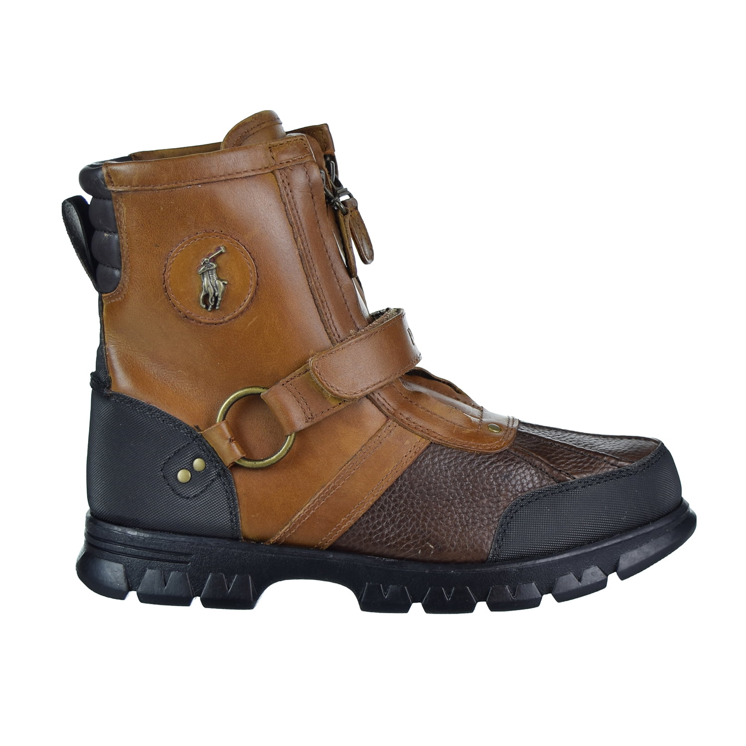 Polo Ralph Lauren Casual Leather Hamlin Conquest Men's Boots Brown