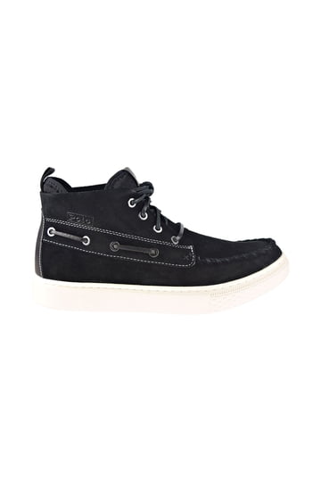 Polo Ralph Lauren Chukka Boat Shoes Mens Waterton Leather Black Sz‎ 9 Merton Tumbled Leather Boat Shoe main image 3