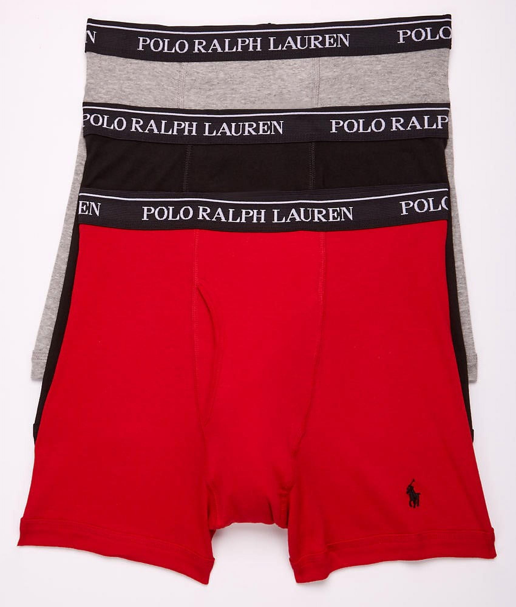 Polo Ralph Lauren Mens Classic Fit Cotton Boxer Brief 3-Pack Style-RCBBP3 