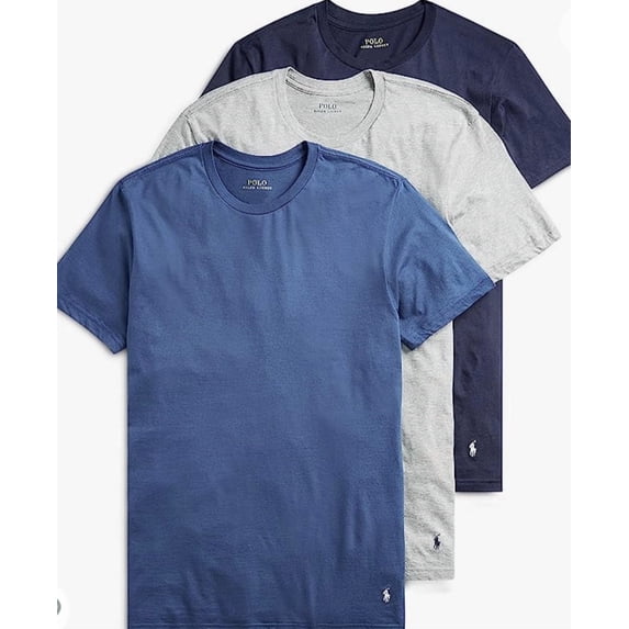 Polo Ralph Lauren Classic Fit Cotton T-Shirt 3-Pack