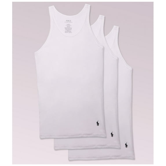 Polo Ralph Lauren Classic Fit Cotton Tanks 3-Pack