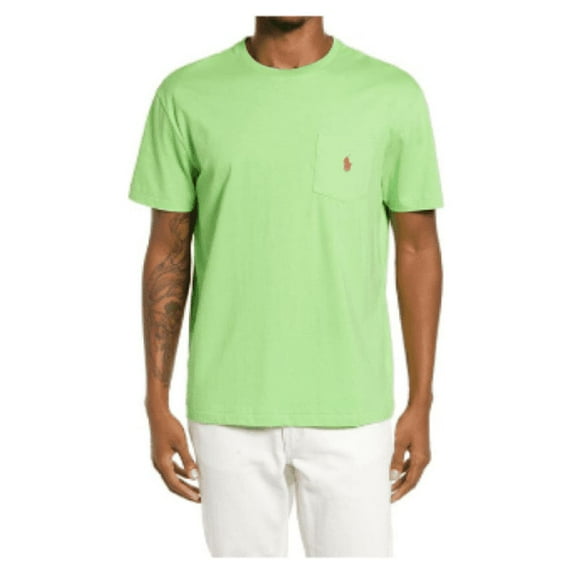 Polo Ralph Lauren Classic Fit Crew Neck Pocket T-Shirt, Green,S