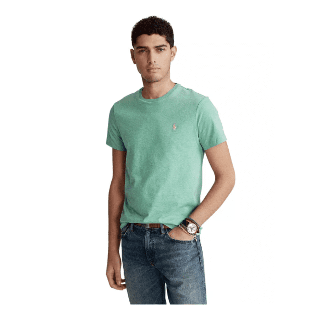 ★POLO RALPH LAUREN★ Classic Fit Jersey T-Shirt Green MNPOT Genuine Polo Ralph Lauren Classic Fit Jersey T -shirt -Green