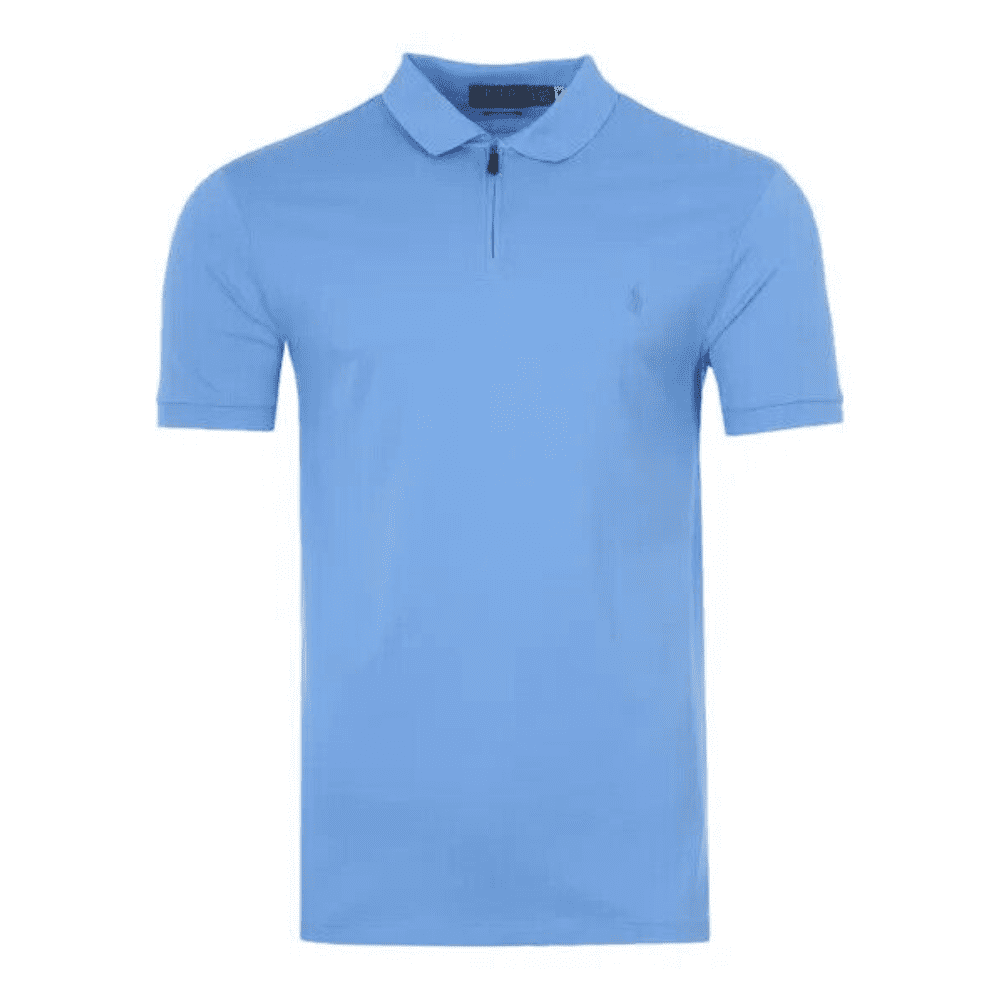 Polo Ralph Lauren Classic-Fit Stretch Mesh Short-Sleeve Zip