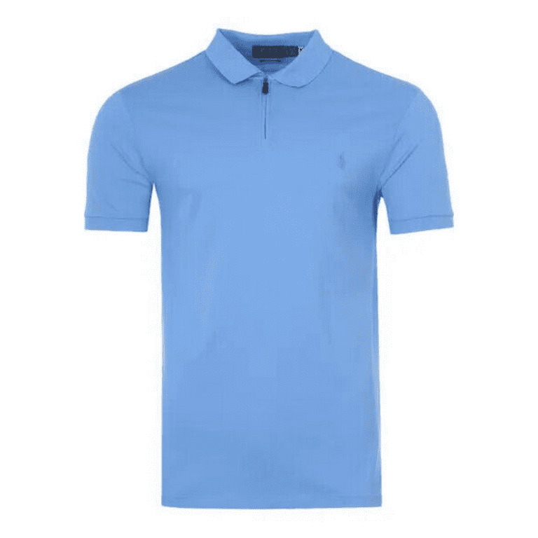 Polo Ralph Lauren Classic-Fit Stretch Mesh Short-Sleeve Zip