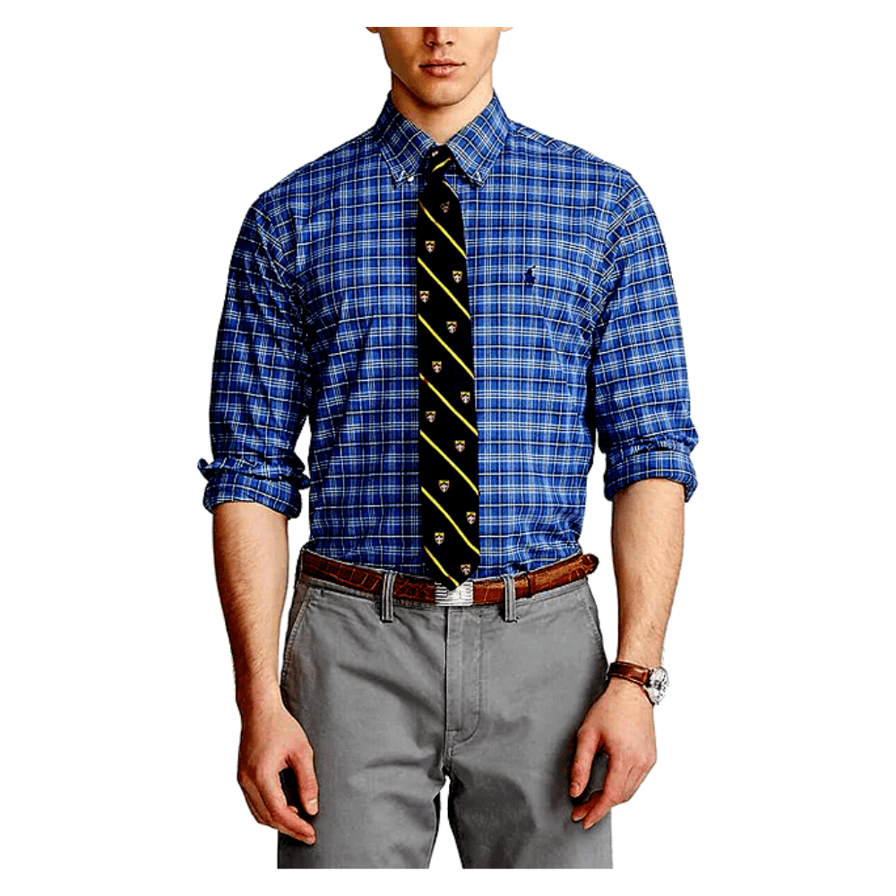 ★★POLO RALPH LAUREN★★ Long sleeve poplin shirt navy MNPO Polo Ralph Lauren Classic-Fit Stretch Poplin LongSleeve