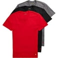 thumbnail image 1 of Polo Ralph Lauren Classic Fit Undershirt w/Wicking 3-Pack V-Necks Small Rl2000 Red/Fortress Grey Heather/Polo Black, 1 of 5
