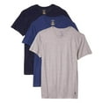 thumbnail image 1 of Polo Ralph Lauren Classic Fit w/Wicking 3-Pack Crews Harbor Island Blue/Rugby Royal/Andover Heather 2XL, 1 of 3