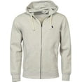 thumbnail image 1 of Polo Ralph Lauren Men's Classic Full-Zip Fleece Hoodie, Grey Heather, M, 1 of 3
