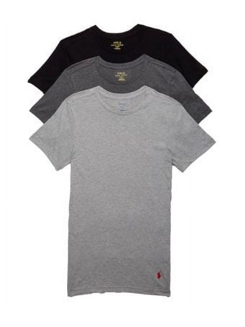 Polo Ralph Lauren Men's Classic Fit Cotton T-Shirts, Crew Neck, 3