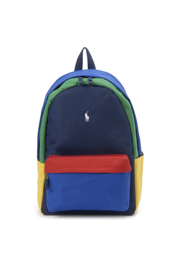 Classic Multi-Color Backpack Style 9AR151-E69 Durable Canvas Bookbag