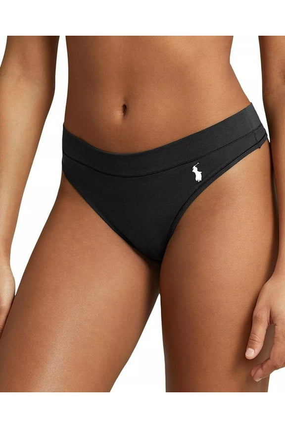 Club Cotton Thong Panty - 4P2020 (Onyx, S)