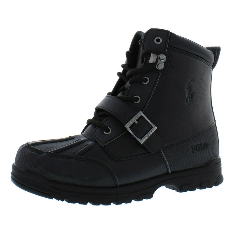 Polo Ralph Lauren Colbey Mid II GS Boys Shoes Size 4.5 Color Black Walmart