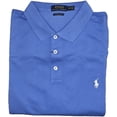 thumbnail image 1 of Polo Ralph Lauren Custom-Slim Fit Solid Mesh Polo Shirt XXLarge (Scotts Blue), 1 of 1