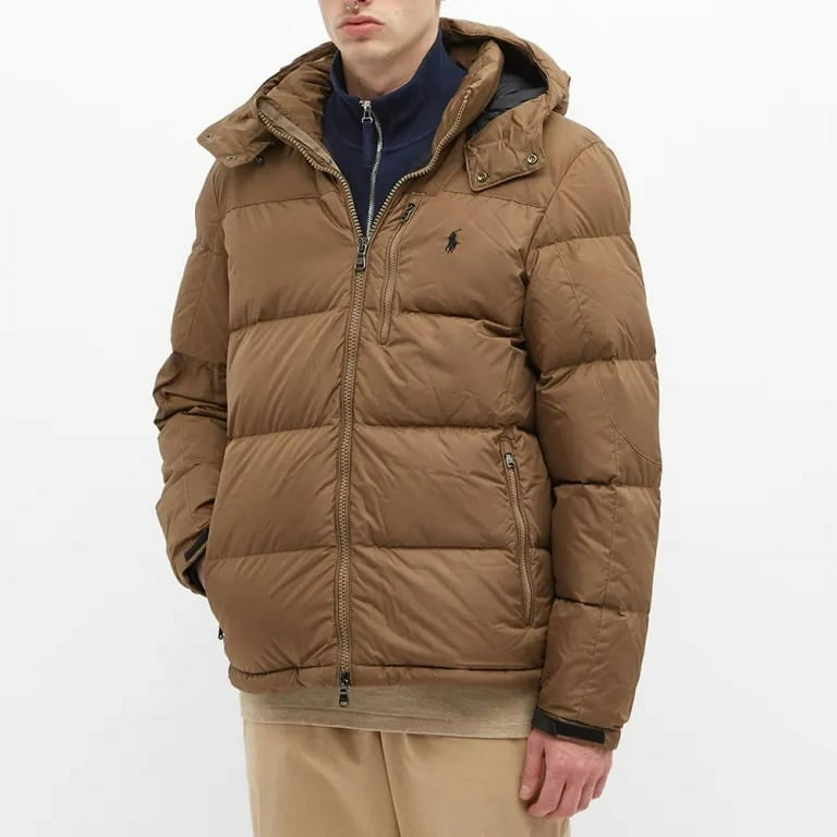 Polo Ralph Lauren Men's Dark Taupe Down Filled El Cap Jacket, Size