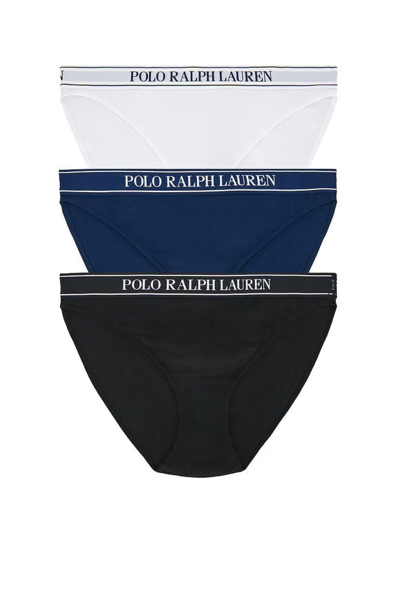 Essentials Bikini 3-Pack - 4P0707 (Onyx/White Cloud/Navy, XXL)