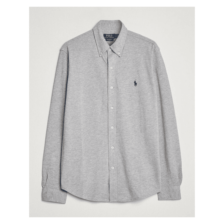Ralph lauren featherweight cheap mesh shirt grey