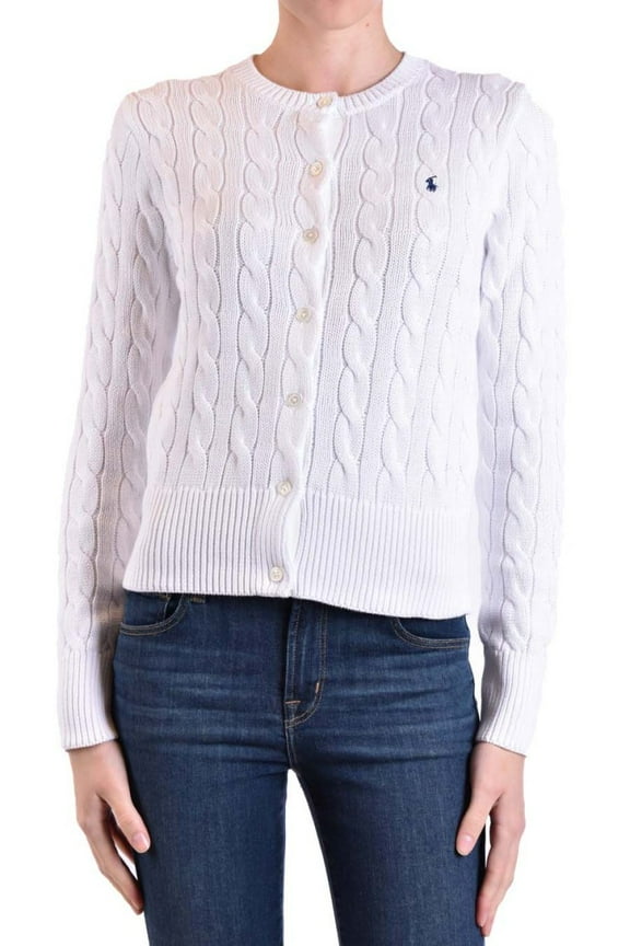 White Cotton Sweater (Women's)