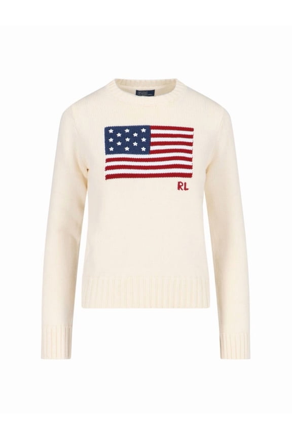 Female White Knitted Sweater White Sizes standard XXXS-7XL