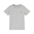 thumbnail image 1 of Polo Ralph Lauren GRAY Boy's Short Sleeve Embroidered Pony Jersey T-Shirt, US 5, 1 of 2
