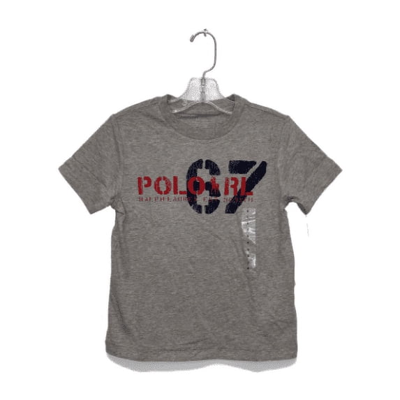 Polo Ralph Lauren GREY HEATHER Boy's S/S T-Shirt, US 4/4T