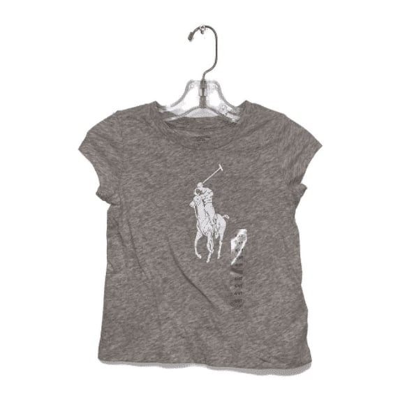 Polo Ralph Lauren GREY HEATHER Boy's S/S T-Shirt, US 5