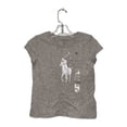 thumbnail image 1 of Polo Ralph Lauren GREY HEATHER Girl's S/S T-Shirt, US 6X, 1 of 1