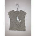 thumbnail image 1 of Polo Ralph Lauren GREY HEATHER Girl's S/S T-Shirt, US 6X, 1 of 1
