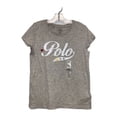 thumbnail image 1 of Polo Ralph Lauren GREY HEATHER Girl's S/S T-Shirt, US X-Large (16), 1 of 1