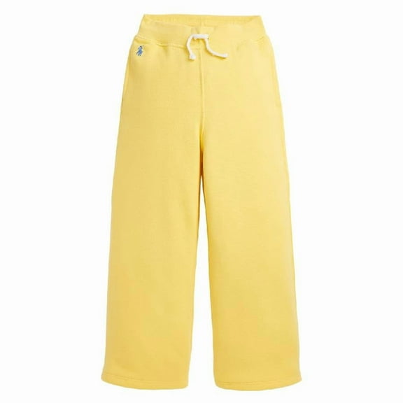 Polo Ralph Lauren Girls Drawstring Wide-Leg Sweatpants, Size Small