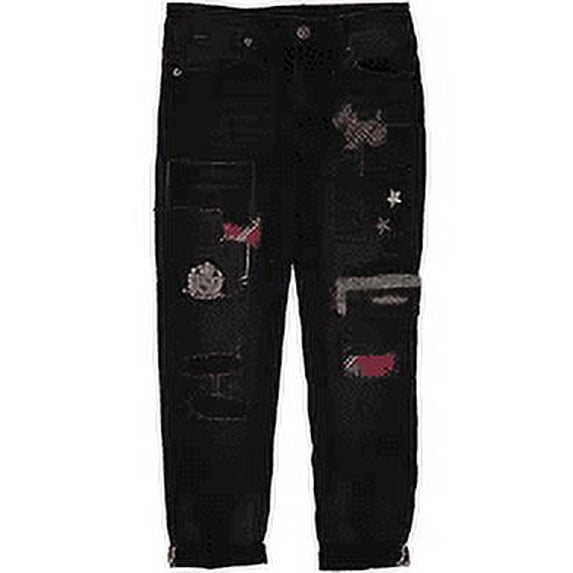 Polo Ralph Lauren Girls EVETTE Astor Slim Boyfriend Rip-Repair Jeans 7