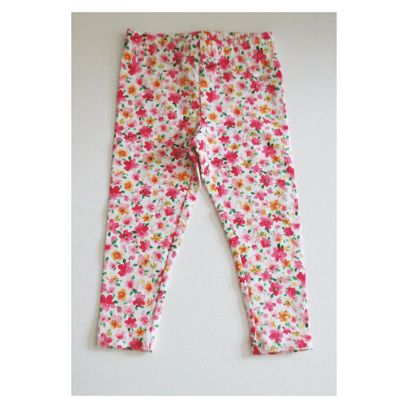 Polo Ralph Lauren Girls Floral Print Cotton Legging Sz L (12-14) - NWT
