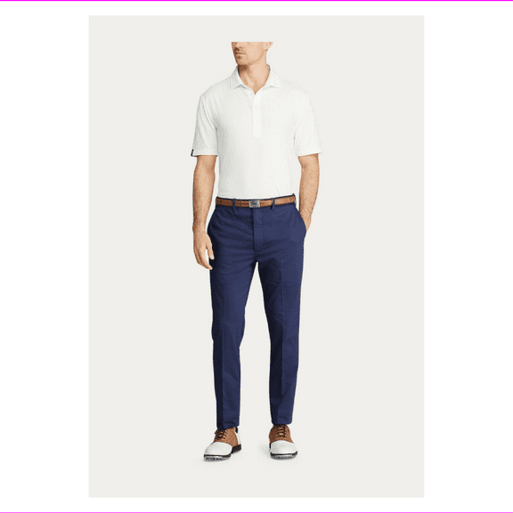 Polo Ralph Lauren Golf Tailored-Fit Flat-Front Stretch Chino, Navy Size 34X34