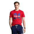 thumbnail image 1 of Ralph Lauren Mens Team USA Graphic T-Shirt, Multicoloured, X-Large, 1 of 1