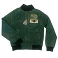 thumbnail image 1 of Polo Ralph Lauren Green Kids Leather Jacket, Small (8), 1 of 1