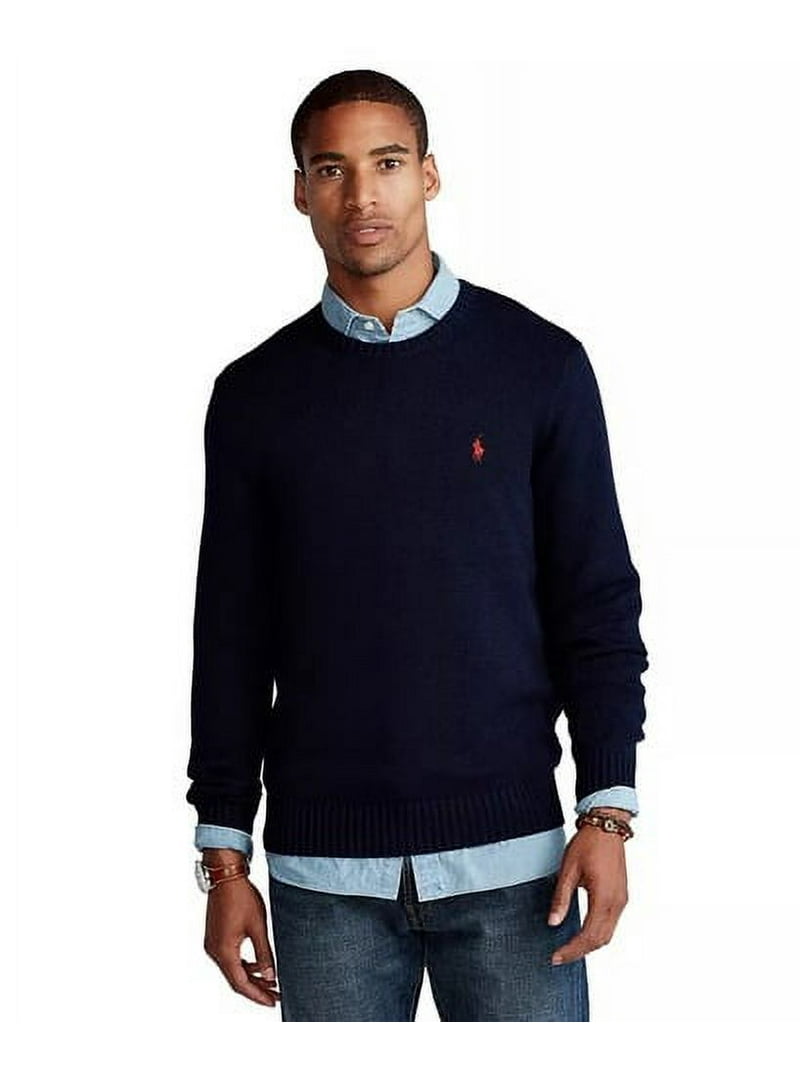 Polo Ralph Lauren HUNTER NAVY Men's Cotton Crewneck Sweater