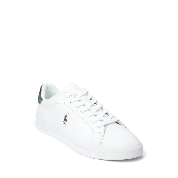 Polo Ralph Lauren Heritage Court II 809900935001 Mens White Leather Shoes DWA879