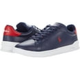thumbnail image 1 of Polo Ralph Lauren Heritage Court II Men's Blue Leather Low Top Sneakers BU152 (Blue,10), 1 of 6