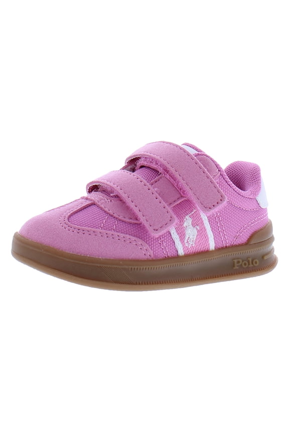Heritage Court III T-Toe EZ Infant/Toddler Shoes Size 9, Color: Pink/White