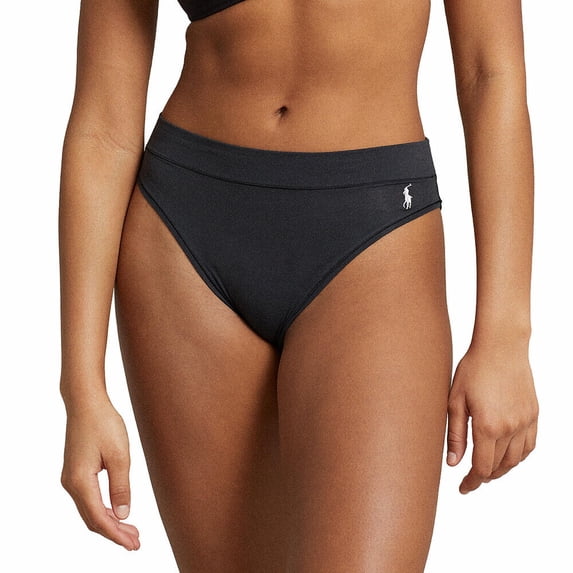 Polo Ralph Lauren High-Rise High-Cut Organic Cotton Briefs - 4P2021 (Onyx,S)