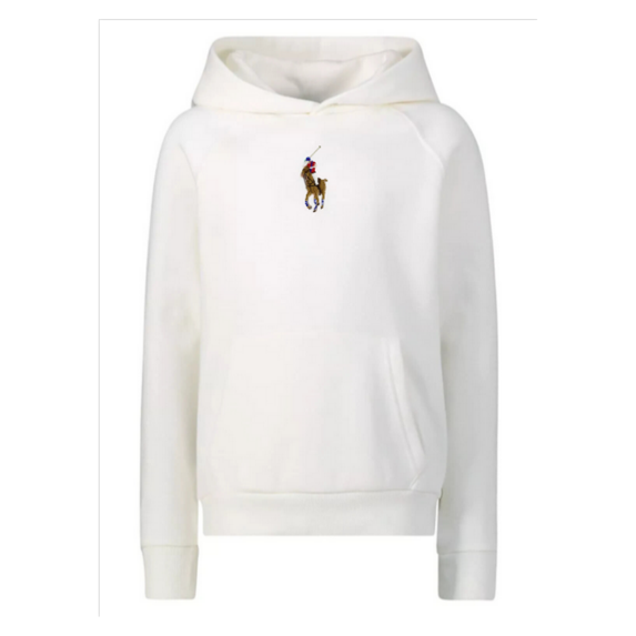 Polo Ralph Lauren, Hoodie, White, XL