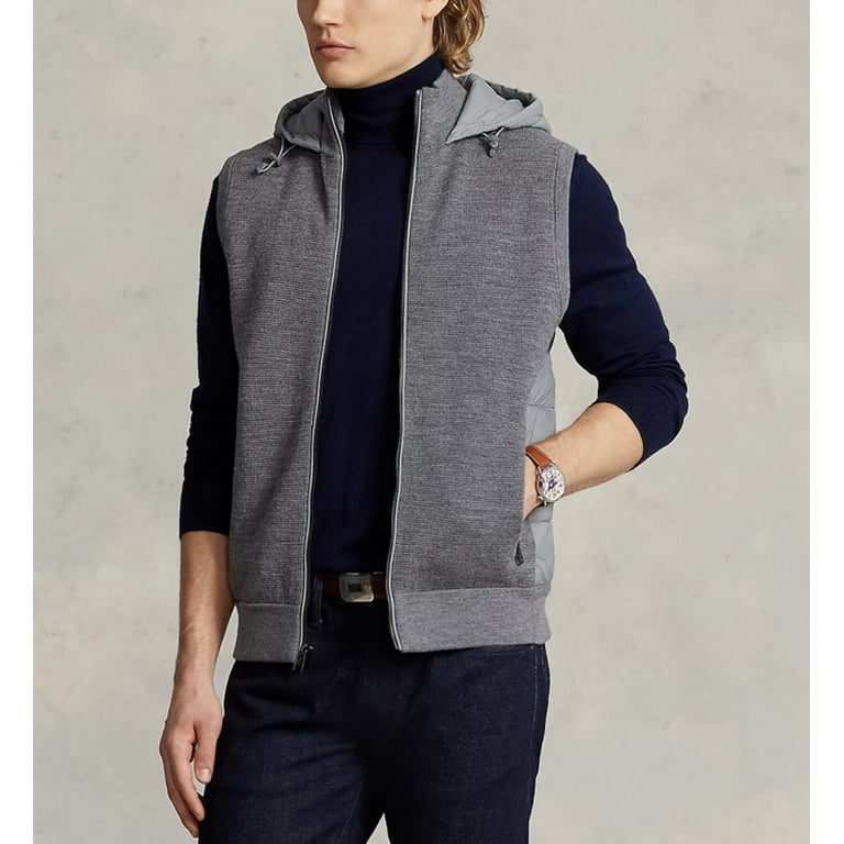 Polo vest with hood hotsell