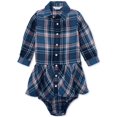 thumbnail image 1 of Polo Ralph Lauren Infant Girls Plaid Cotton Shirt Dress, 1 of 3