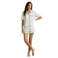 thumbnail image 1 of Polo Ralph Lauren Jersey Short Sleeve Pajama Set - 4P0231 (White Cloud, S), 1 of 3